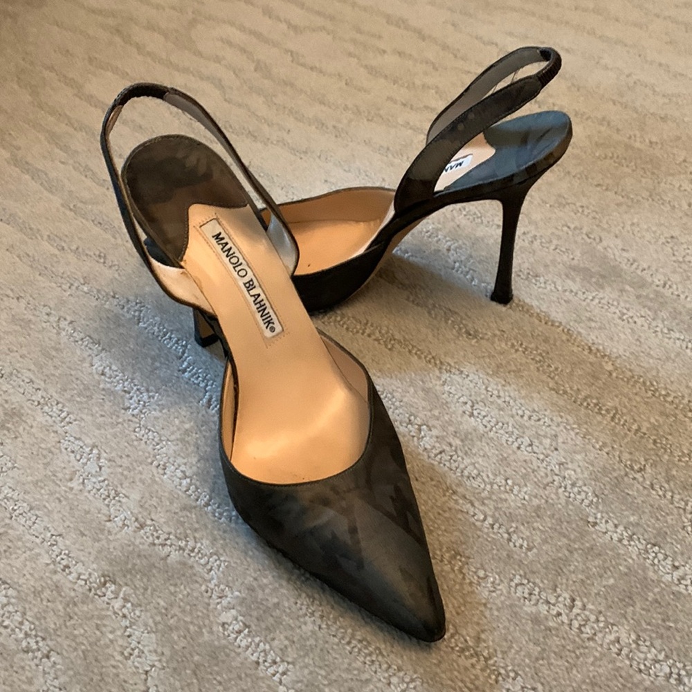 Manolo Blahnik 4 1/2” heels